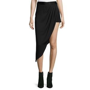 Forever 21 Asymmetric Hem Bodycon Maxi Skirt